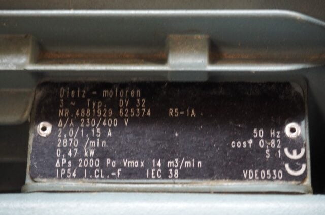 Dietz DV 32 Blower / Ventilator / Afzuiging