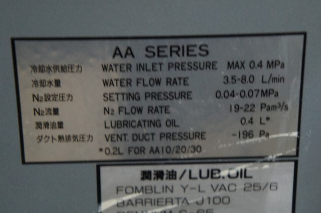 Ebara AA10N V1 Droge Vacuumpomp