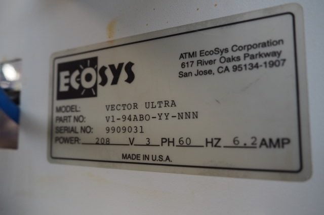 ATMI Ecosys Vector Ultra Gas Scrubber