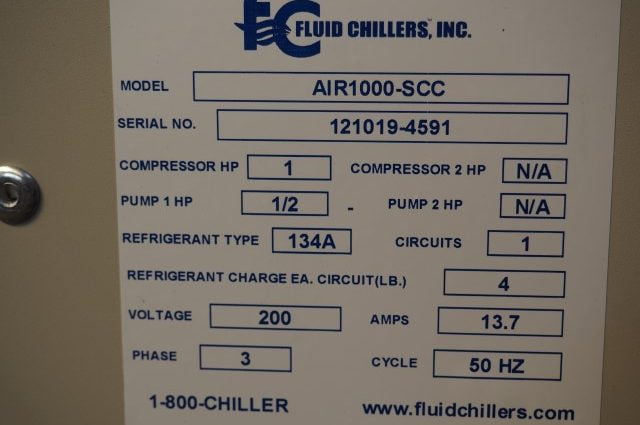 FC Lansing Air1000-SCC Fluid Air Chiller
