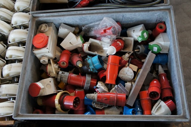 Krachtstroom stekkers