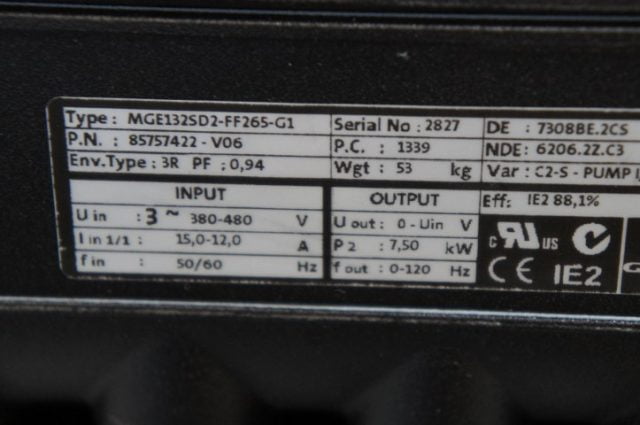 Grundfos MTRE5-10/10 Centrifugaal Waterpomp