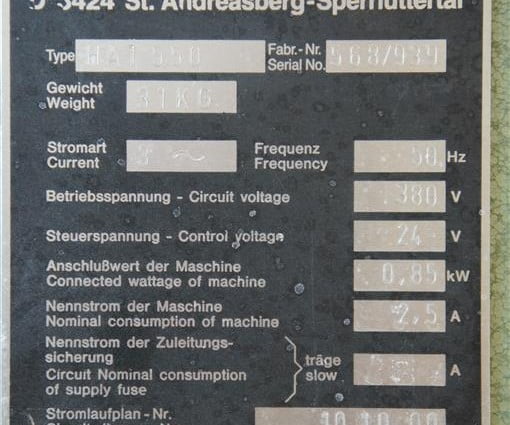 Hydraulische aggregaat Walter Eckold HAT 550 0,85 kW, 600 Bar