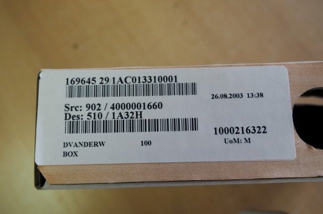 Nexans enkeladerige kabel 0.5mm 100mtr