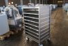 RVS Cleanroom Bakkenrek-Materiaalrek-Gereedschapswagen