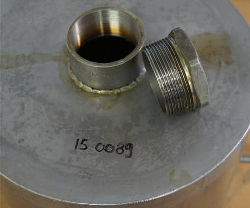 RVS tank, chemotank- met draaidop