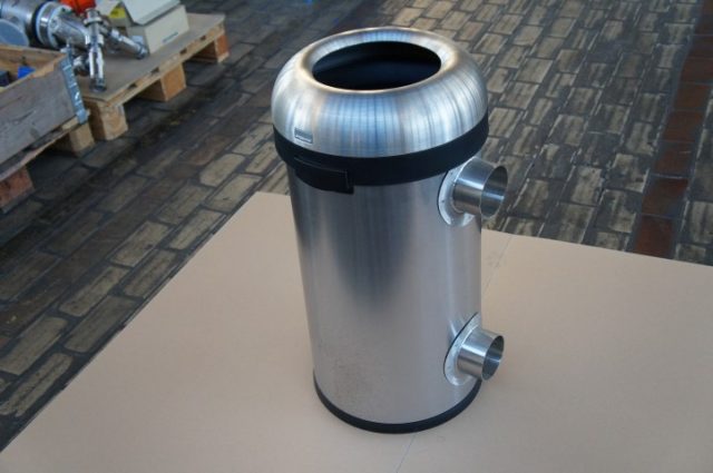 Simplehuman Chemie Afvalbak met afzuigaansluitingen
