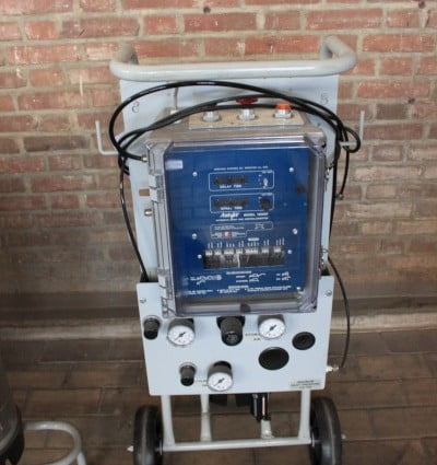 Spray systeem voor coating, verrijdbaar-