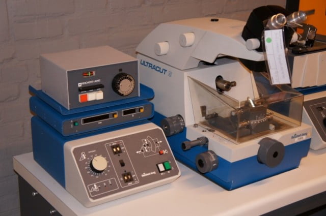 Ultramikrotom Reichert-Jung Ultracut-E 70 17 04 mit Kryozusatz