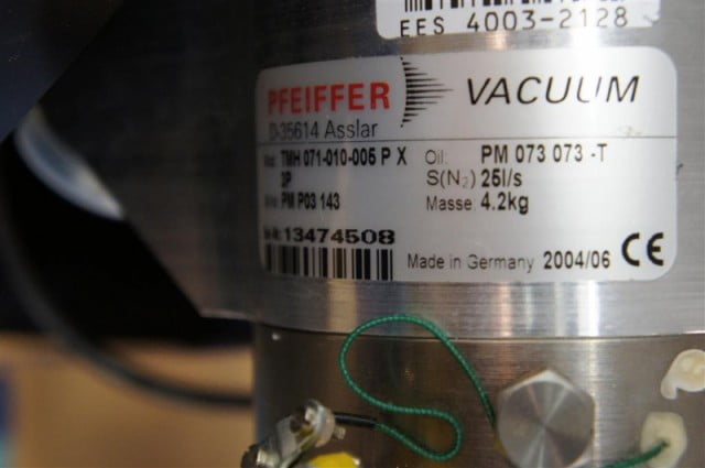 Vacuümpomp, turbo- Pfeiffer TMH 071-010005Px + controller