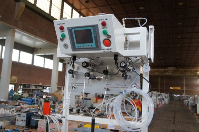 Gasflessen Opstelrek met controller