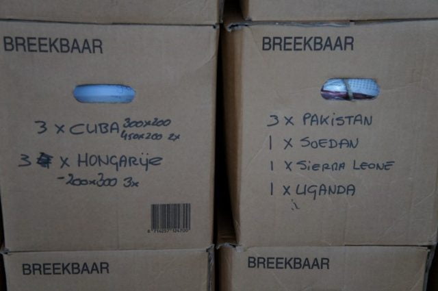 Internationale landen vlaggen